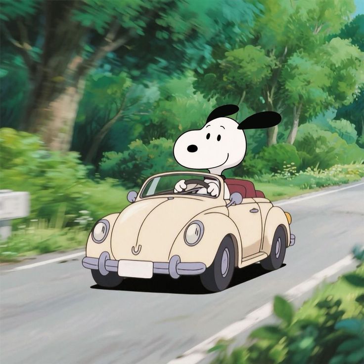 snoppy de paseo